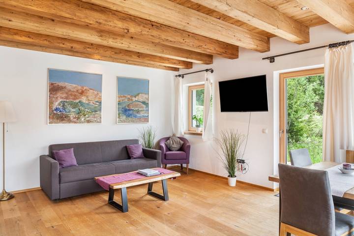 Ferienwohnung für 6 Personen, mit Sauna und Garten in Leutasch
