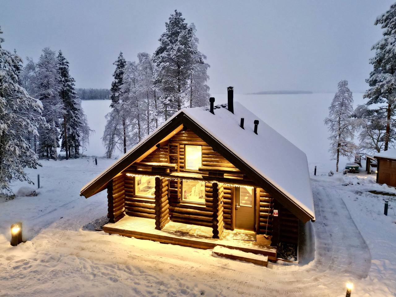 Vanttausranta in Rovaniemi, Lappland