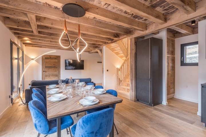 Chalet pour 8 personnes, avec terrasse et jardin, animaux acceptés à Praz-sur-Arly - 2