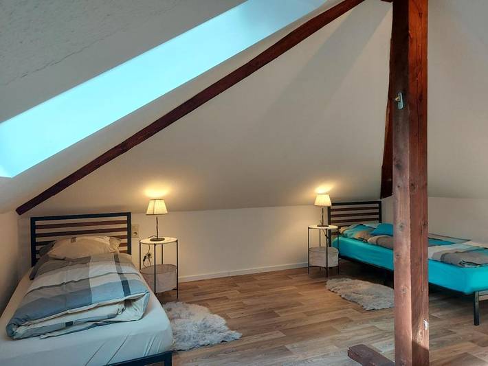 Ferienwohnung für 9 Personen, mit Balkon und Terrasse sowie Garten und Ausblick in Lindenfels - 4