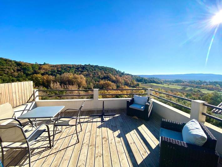 Gîte pour 3 personnes, avec terrasse et vue à Ginasservis - 3