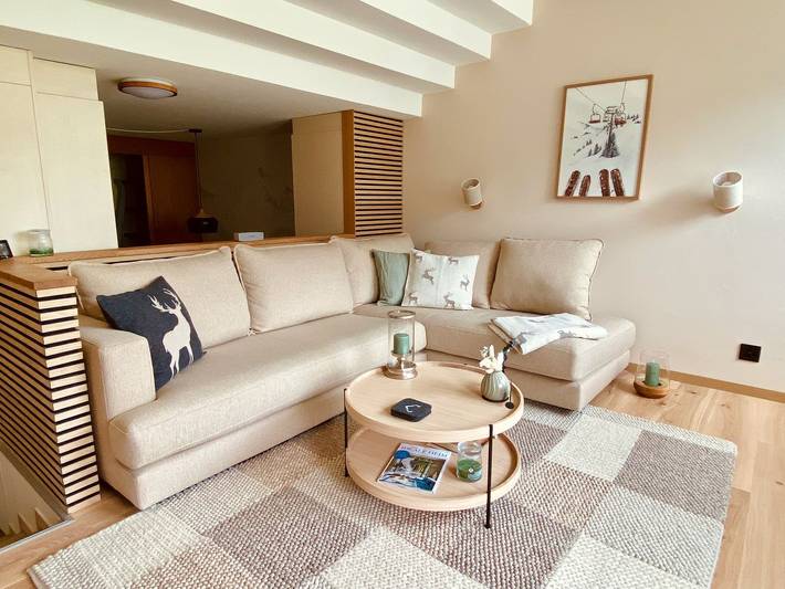 Hütte für 6 Personen, mit Balkon und Garten sowie Sauna im Engadin