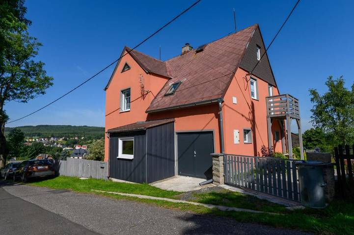 Chalet für 9 Personen, mit Garten und Ausblick im Erzgebirge (Tschechien)