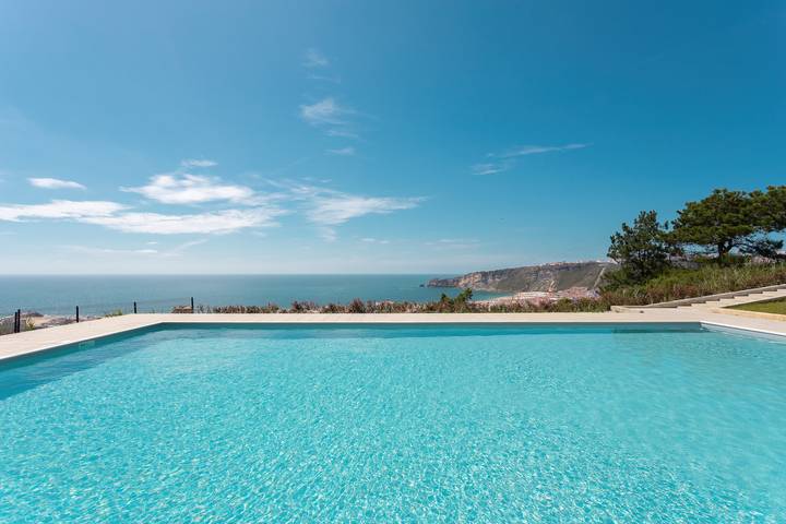 Apartamento para 4 personas, con balcón y piscina para niños en Nazaré