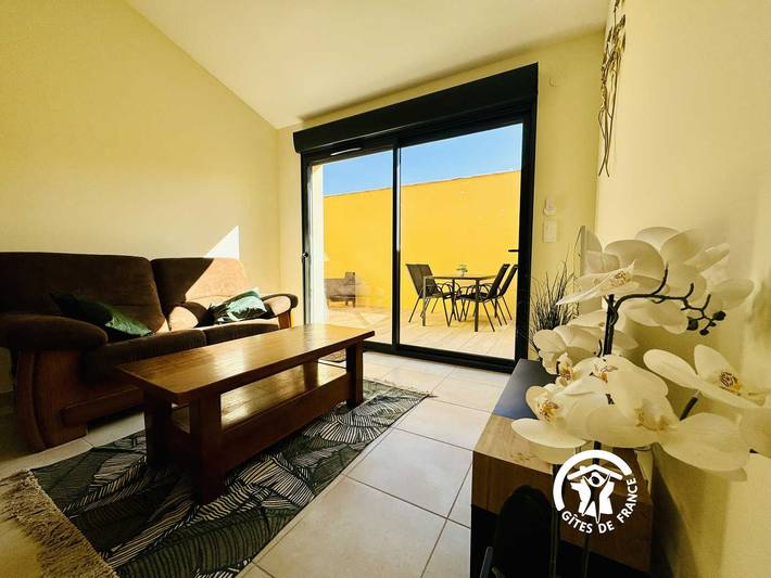 Gîte pour 2 personnes, avec Terrasse