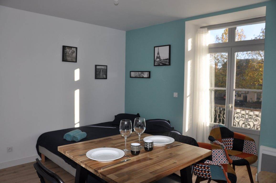 Studio entier, Segré - studio 24 m² ✰ centre ✰ Wifi ✰ tout neuf ! in Segré-en-Anjou-Bleu, Région de Segré