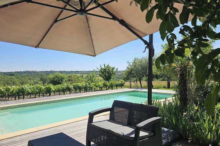 Maison de vacances pour 4 personnes, avec Jardin et Piscine