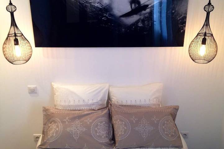 Gîte pour 4 personnes, avec terrasse dans Plage de la côte des Basques - 2