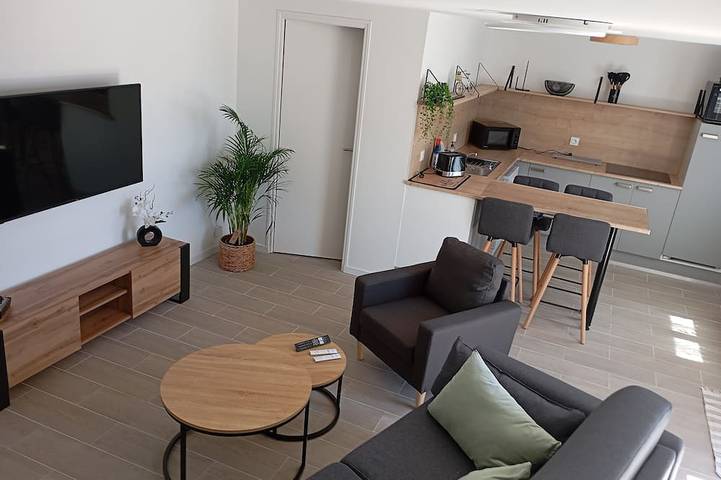 Location de vacances pour 4 personnes, avec terrasse à Assigny