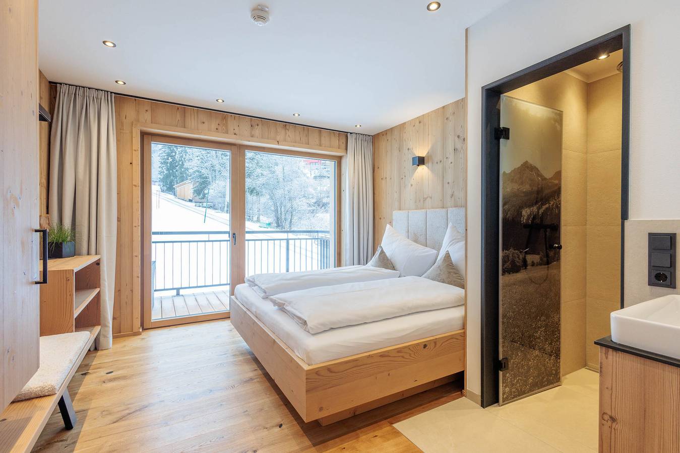 Ganze Wohnung, Ferienwohnung 'Mountain Suite Nr°201' mit Bergblick, Balkon und Wi-Fi in Großarl, Ski Amadé