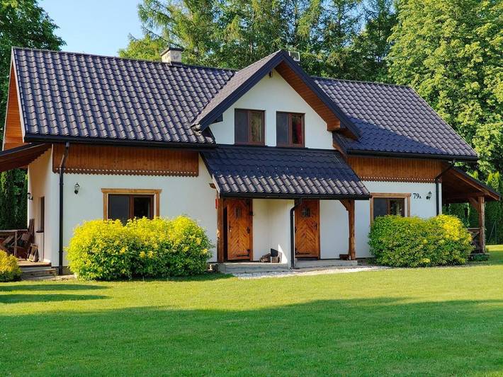 Apartament wakacyjny dla 4 osób, z widok i ogród oraz sauna w Solina