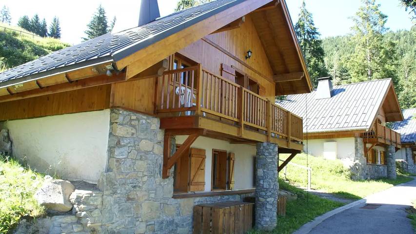 Chalet pour 9 personnes, avec piscine et jardin, animaux acceptés à Vaujany
