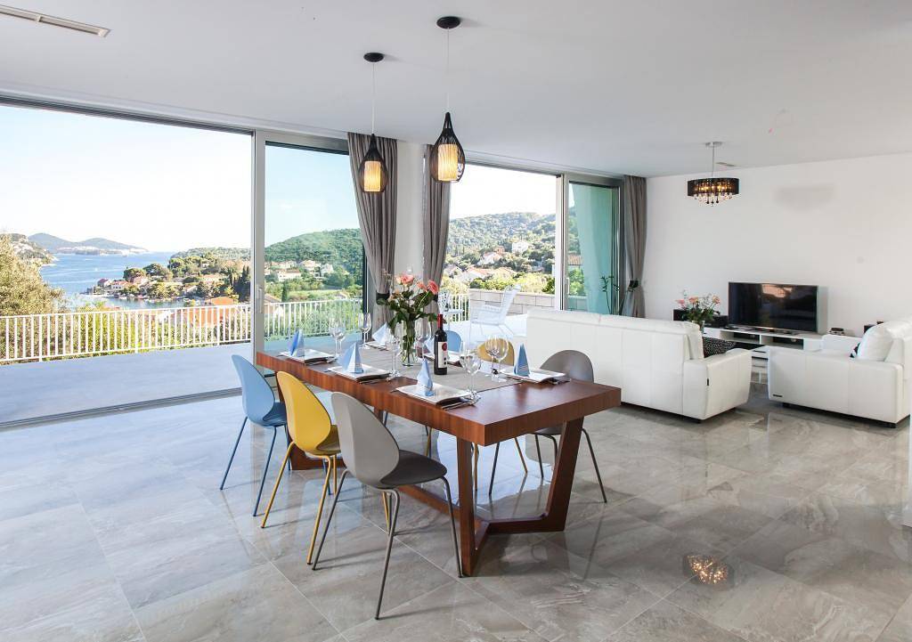 Villa für 12 Personen mit Sauna in Zaton, Grad Dubrovnik