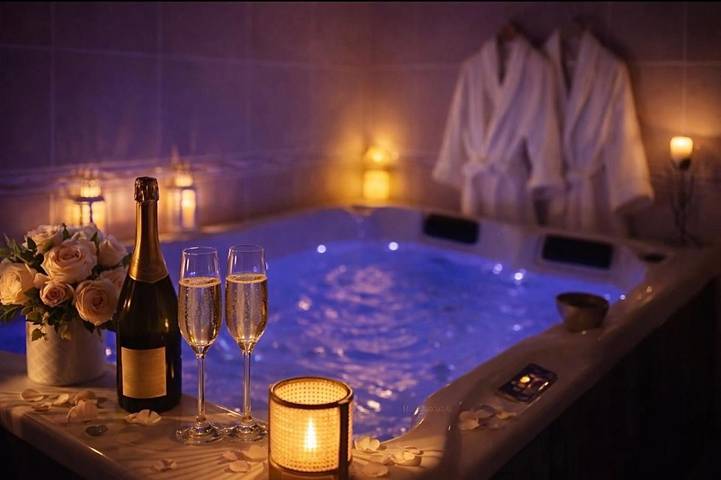 Location de vacances pour 4 personnes, avec jacuzzi et jardin à Montbouy