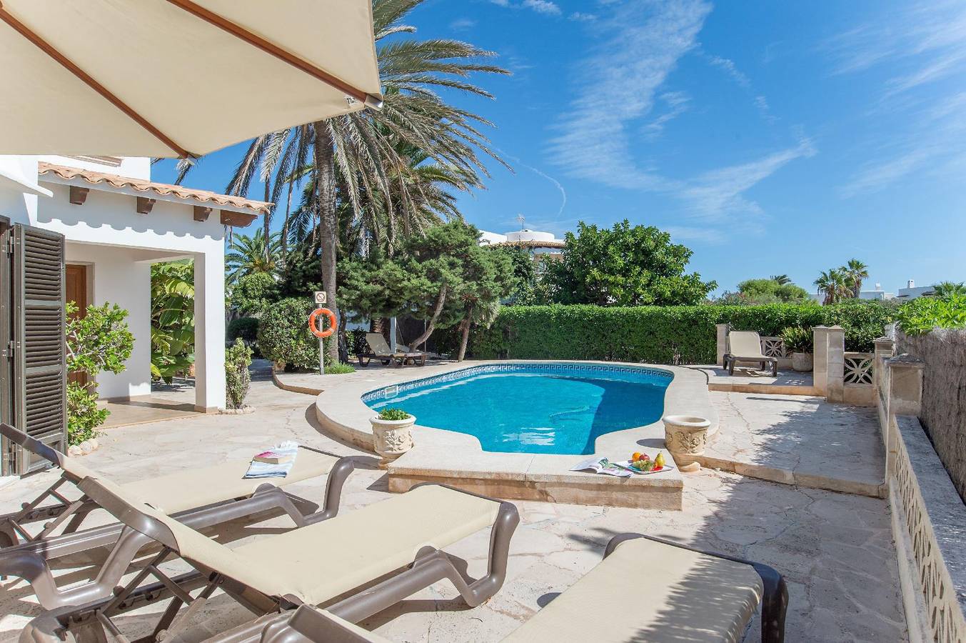 Vakantiehuis met privé-zwembad voor 10 personen ca. 200 qm in Cala d'Or, Majorca (zuidoostkust van Mallorca) in Cala D'or, Santanyí