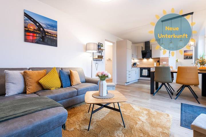 Ferienwohnung für 4 Personen, mit Balkon und Terrasse sowie Sauna in Kellenhusen