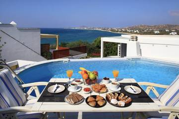 Villa pour 3 personnes, avec jardin et vue sur l’océan dans Naxos