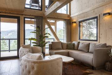 Chalet für 8 Personen, mit Sauna und Balkon an der Turracher Höhe