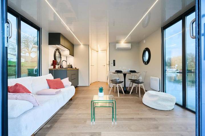 Bateau pour 4 personnes, avec Terrasse ainsi que Vue sur le lac et Vue dans Hauts-de-France - 4