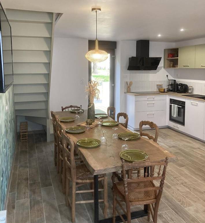 Maison de vacances pour 8 personnes, avec Terrasse et Jardin à Servon