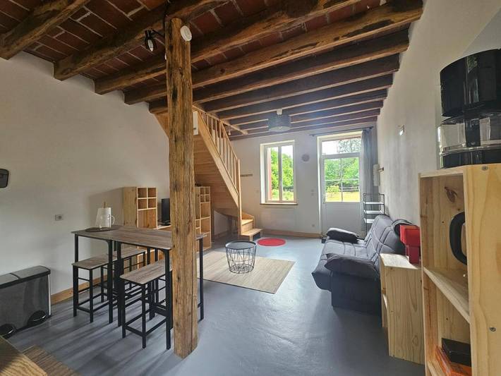 Gîte pour 4 personnes, avec jardin et vue à Clémont