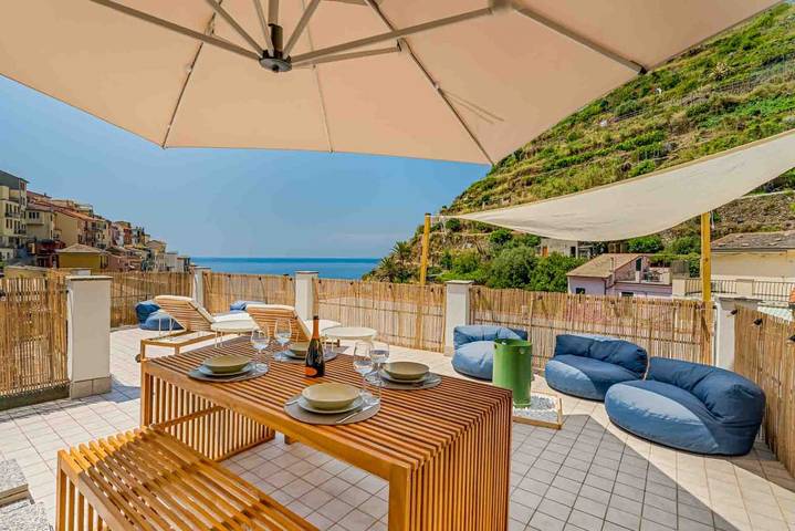 Appartement de vacances pour 4 personnes, avec Balcon/Terrasse à Manarola