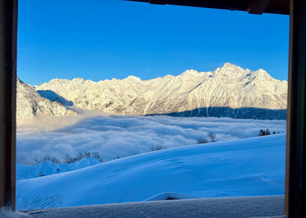 Geheel appartement, Appartement 'Appartement Luxe 5 Étoiles Parnasse' met Uitzicht op de Bergen, Privéterras en Wifi in Villard-Reculas, Écrins Nationaal Park