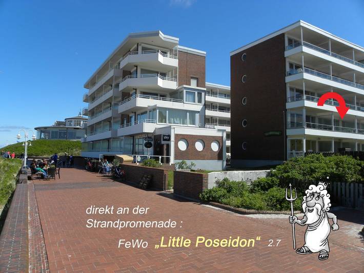 Studio für 2 Personen, mit Balkon auf Wangerooge - 2
