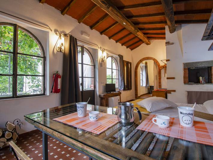 Gîte pour 2 personnes, avec jardin à Barga - 2