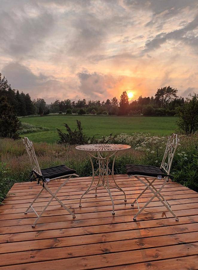 Camping für 2 Personen, mit Sauna und Terrasse sowie Ausblick in Finnland