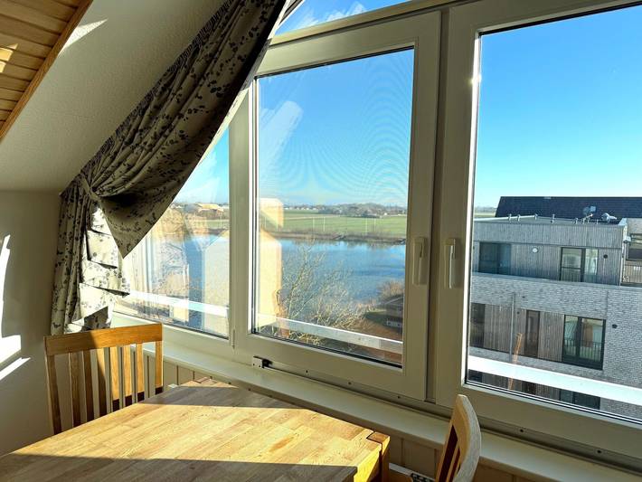 Ferienwohnung für 2 Personen, mit Seeblick und Ausblick in Nordstrand