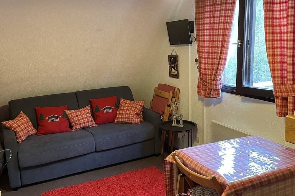Appartement entier, Studio 4 personnes Le Pleynet/Les 7 Laux pied des pistes (120kms de pistes) in La Ferrière, Le Pleynet Les Sept Laux