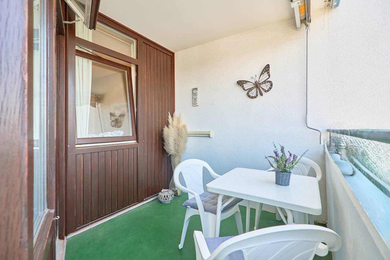 Appartement 'Lütt Stuuv Strandhotel, Whg 38' met Balkon, foto 15