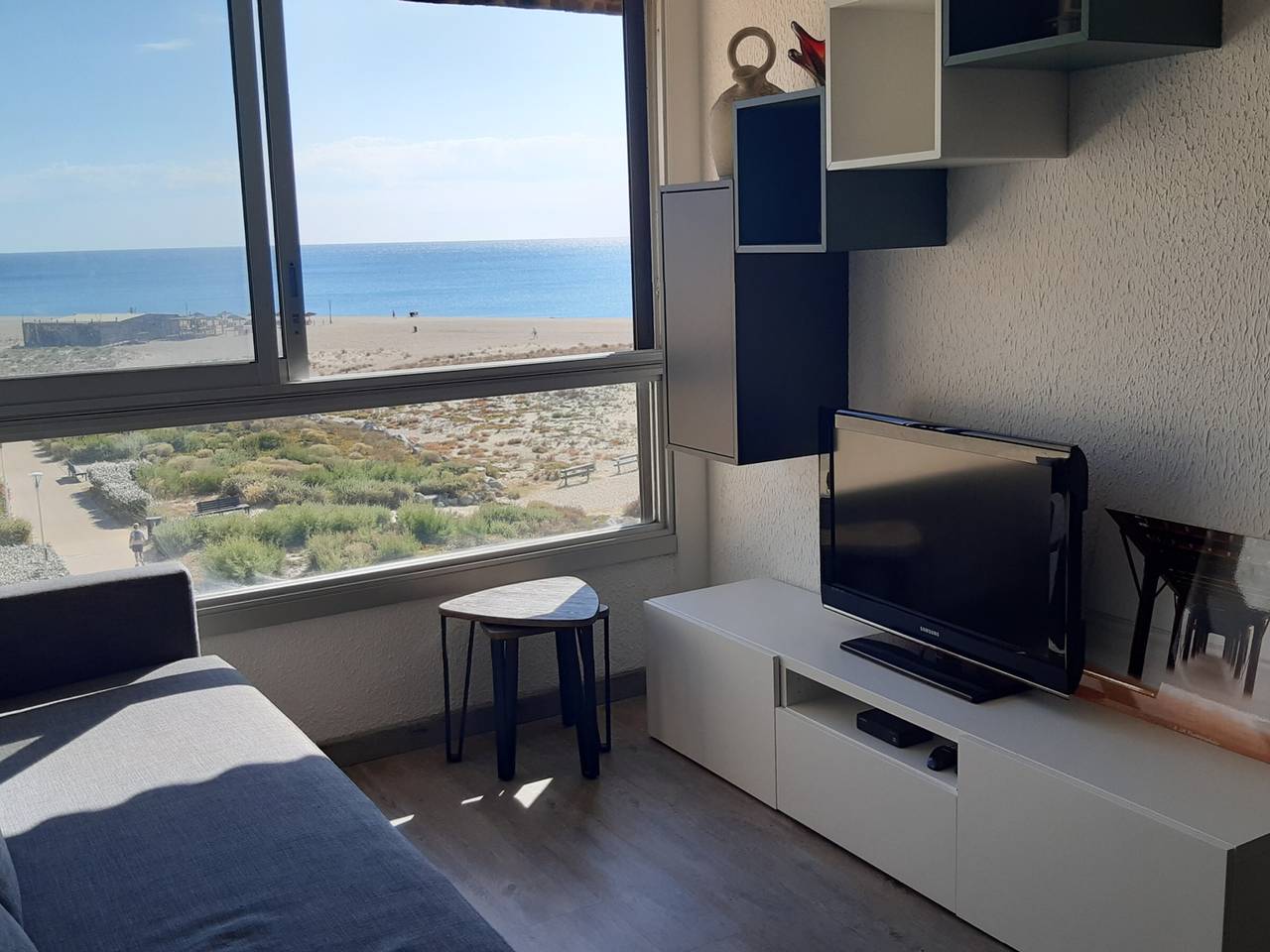 Ganzes Studio, Studio-Kabine für 4 in Port Leucate mit Tv, Waschmaschine und Großem Kühlschrank in Port Leucate, Leucate