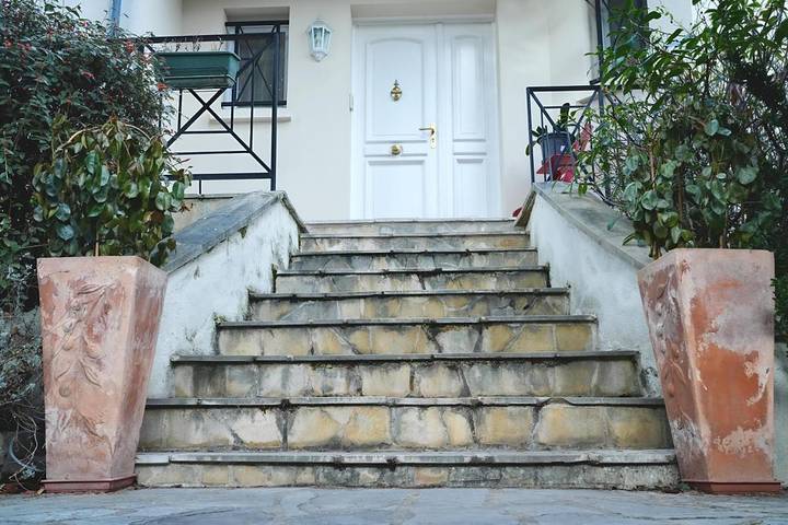 Appartement de vacances pour 2 personnes, avec terrasse ainsi que vue et jardin