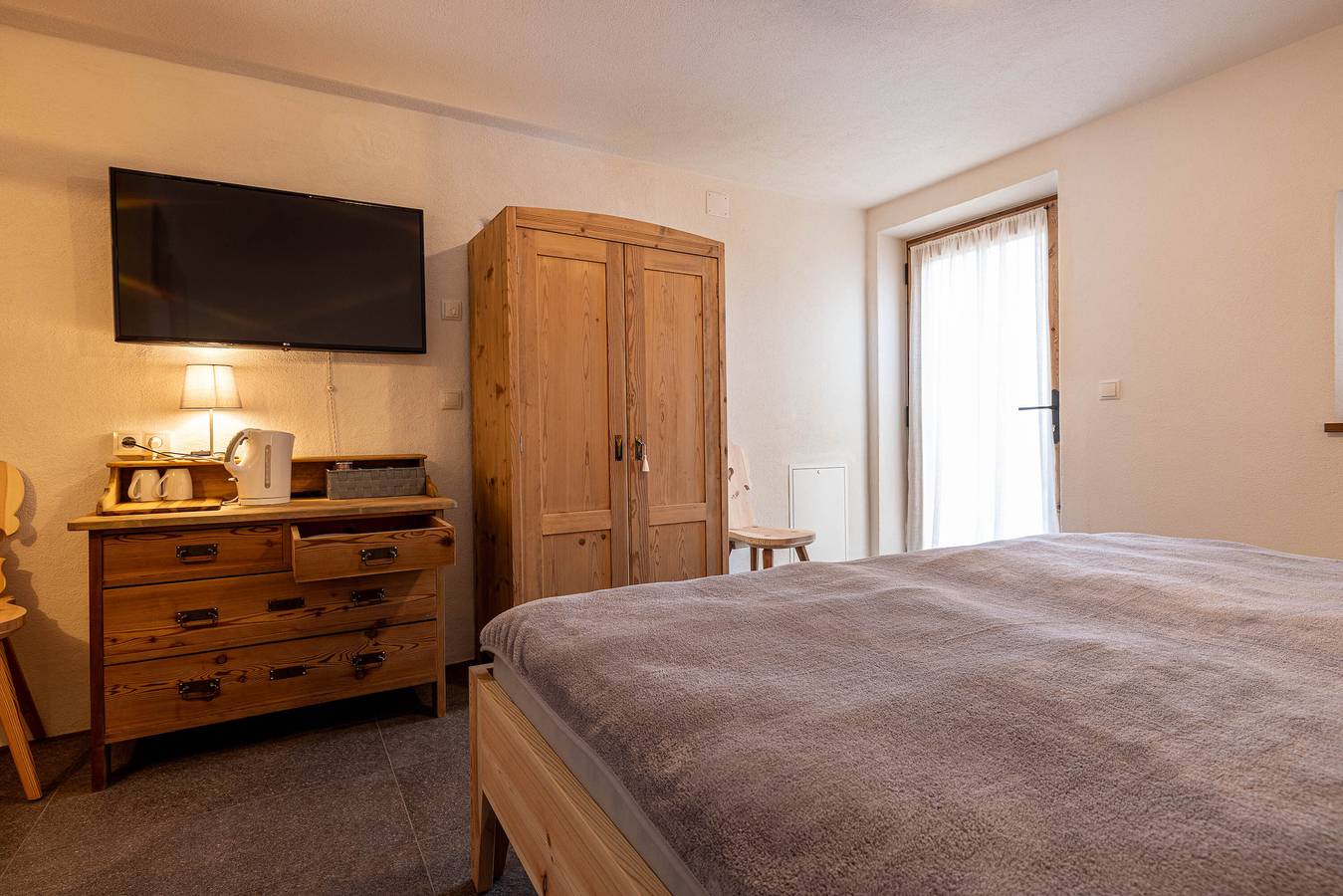 Zimmer 'Hofer Hitt Doppelzimmer 3' mit Bergblick, Gemeinschaftsgarten und Wlan in Mittelberg (Ritten), Ritten