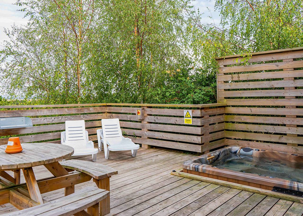 Otters View Lodge in Somerset