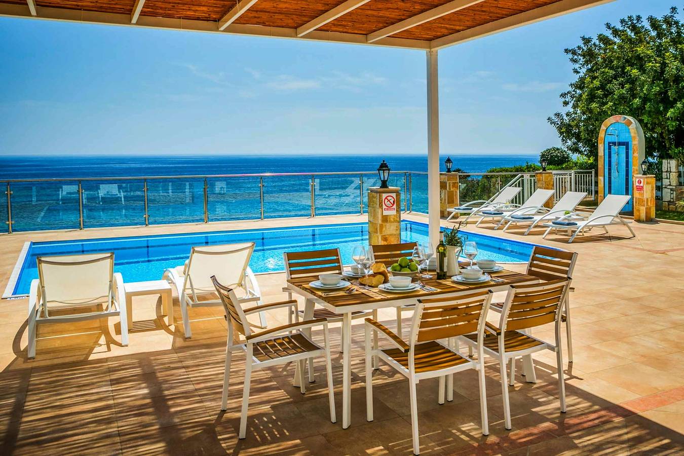 Villa für 6 Personen mit Balkon in Skala, Kefalonia