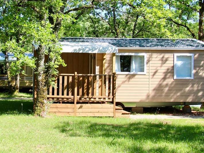 Camping Les Cigales -  Ciela Village - Mobilheim 4 personen - Ciela Confort Compact - 2 Zimmer in Rocamadour, Quercy