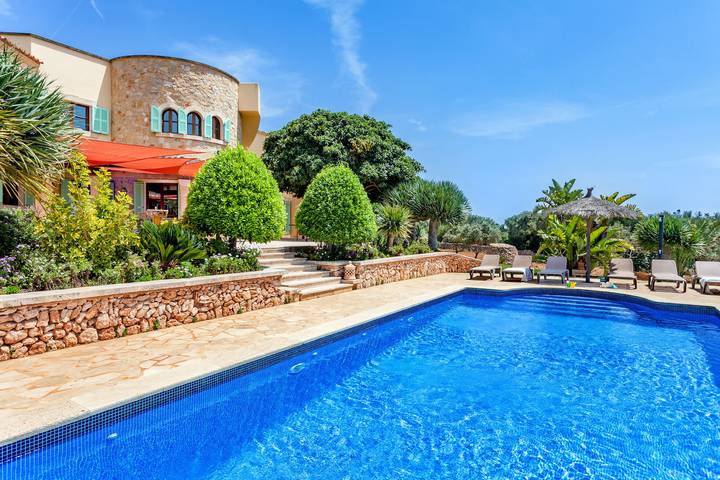 Finca für 10 Personen, mit Garten und Balkon in Cala Figuera - 4