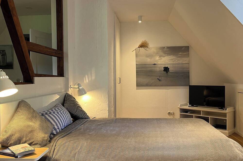 Ganze Wohnung, Warft Simmerdeis/ Apartment 1 im Reetdachhaus mit parkartigem Garten in Oldenswort, Eiderstedt