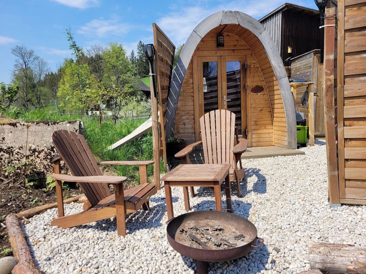 Ganze Wohnung, Fichtel-Pod gegen Aufpreis mit Sauna oder Hot Tub in Hohenberg an der Eger, Landkreis Wunsiedel im Fichtelgebirge