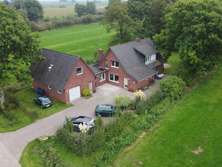 Ferienwohnung für 5 Personen, mit Terrasse und Garten, mit Haustier in Stedesdorf
