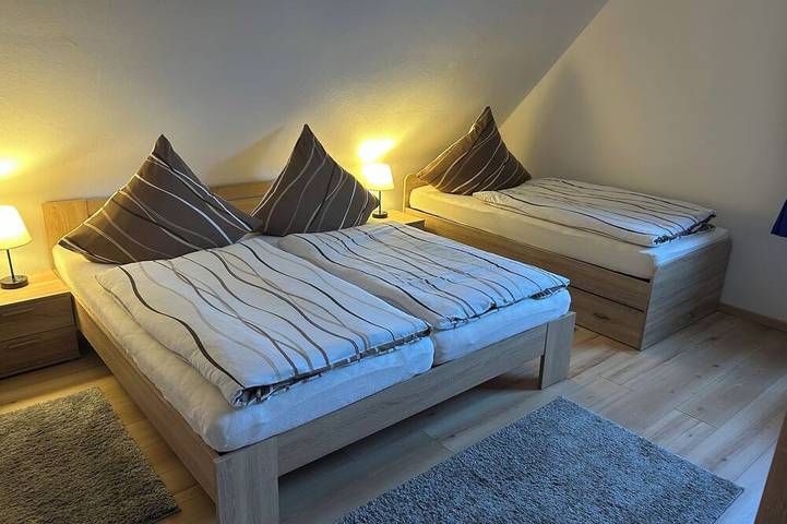 Ferienwohnung für 6 Personen, mit Garten