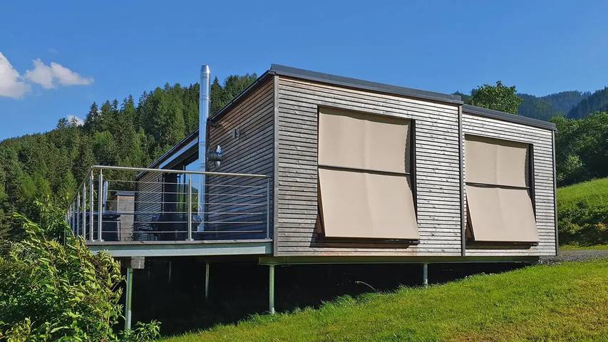 Bungalow für 6 Personen, mit Terrasse und Garten in der Steiermark