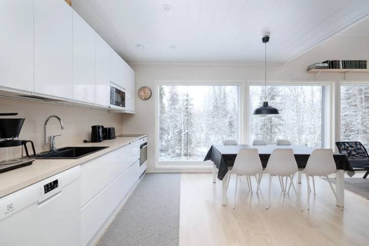 Villa für 8 Personen mit Garten in Pudasjärvi