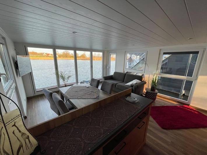 Boot für 4 Personen, mit Ausblick und Seeblick sowie Terrasse, mit Haustier in Wangerland - 3