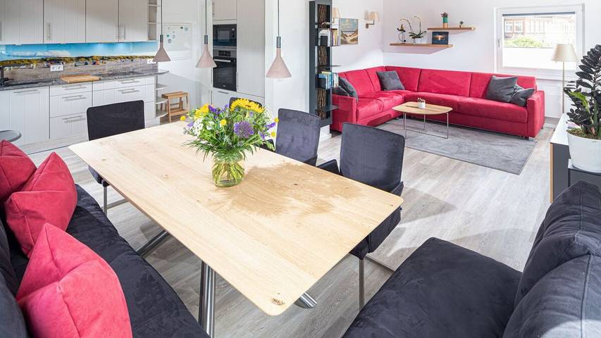 Ferienhaus für 7 Personen, mit Sauna und Garten sowie Ausblick auf Juist