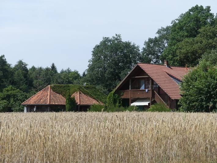 Hof Meyer - Hofstube in Unterlüß, Naturpark Südheide