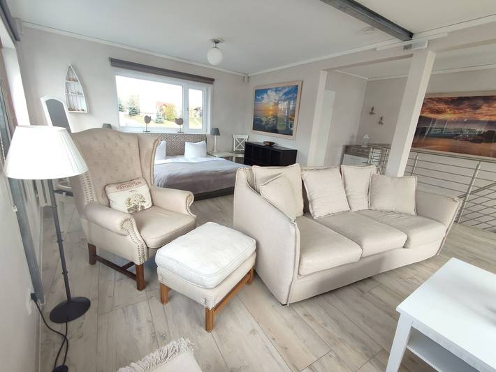 Ferienwohnung für 4 Personen, mit Ausblick und Terrasse sowie Seeblick, kinderfreundlich im Lausitzer Seenland - 2